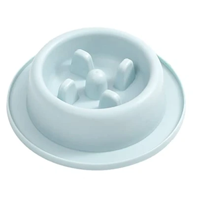 Image of TIANQUXNGI Slow Feed Dog Feeding Eating Bowl Stop Puppy Bloat Rapid Pet Safe Feeder Anti Skid Fun Shape