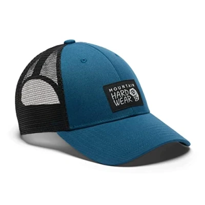 Image of Mountain Hardwear Unisex&#039;s MHW Logo Trucker Hat, Dark Caspian, One Size