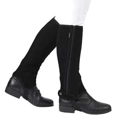 Image of Dublin Easy Care Half Chaps II, Black, Childs M