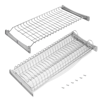 Image of Emuca Suprastar Plate Rack for high Units, 800mm (31,49 inch), Silver Painted, Steel