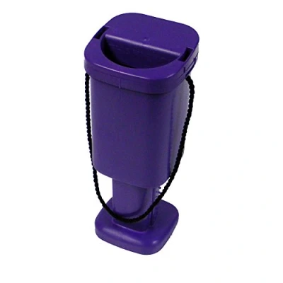 Image of 5 Square Charity Money Collection Boxes Purple