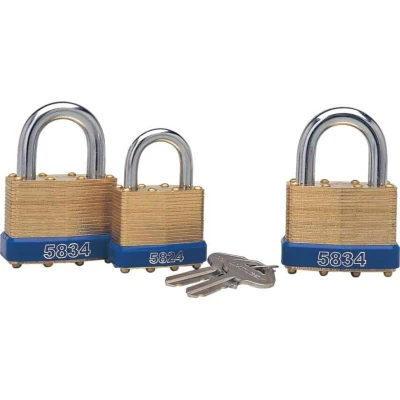 Image of Matlock Laminated Brass Key Padlock 50mm