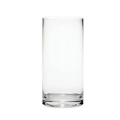 Image of Floralcraft 20cm x 10cm Classic Cylinder Vases, Handmade Good Value Wholesale Flower Vases