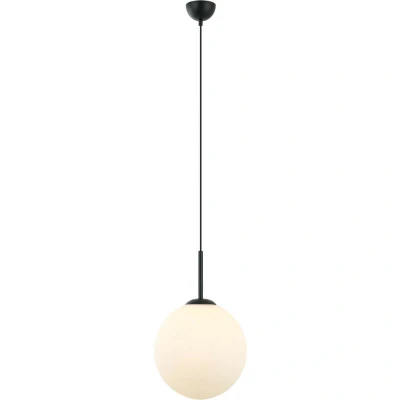Image of Italux Lighting Deore Modern 1 Light Globe Pendant Ceiling Light, E27 ITLPND 5578 1L BK