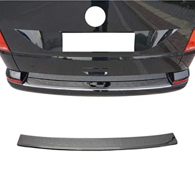 Image of Stainless Steel Dark Chrome Rear Bumper Protector Guard for Transporter T6