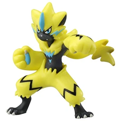 Image of TAKARA TOMY Pocket Monster Collection MonColle MS 09 Zeraora Figure,4 centimeters