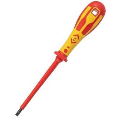 Image of C.K Dextro Slotted Parallel Flat Head VDE Insulated Screwdriver 5.5X125mm