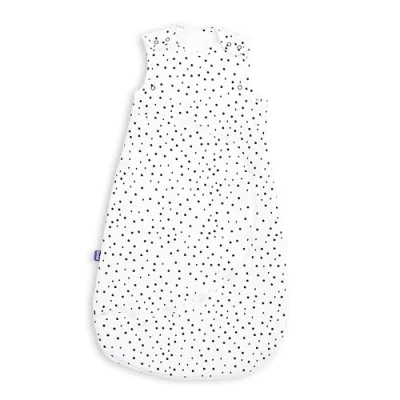 Image of Snuz Baby Sleeping Bag with Nappy Zip For Easy Changes, Super Soft Cotton Bags Poppers, Meets British Safety Standard, Mono Spot, 2.5 Tog 0 6M