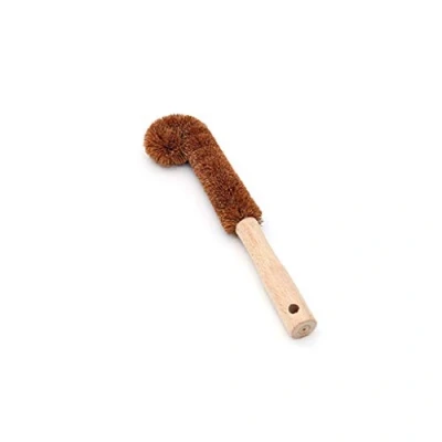Image of YAPAILANG Cleaning Brush,Kitchen Wooden Handle Fiber Brush Dish Bottle Scrub Wash Tool