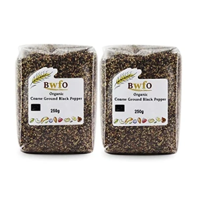Image of Organic Pepper Black Coarse Ground 500g (BWFO)
