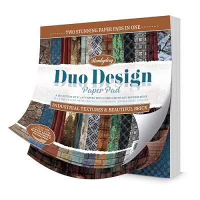 Image of Hunkydory Crafts Duo Design Paper Pads Industrial Textures &amp; Beautiful Brick