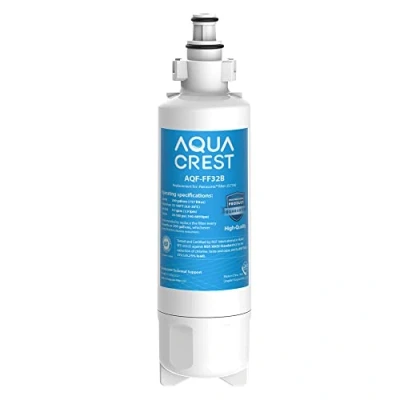 Image of AQUACREST 257760 Fridge Water Filter, Compatible with Panasonic CNRAH 125950 NR B53V1 WB/X1D BG53V2 BG53VW2 B53V2 XE B54X1 WB/E EFF 6032B AH PCN FL 330 FFL 170P (1)