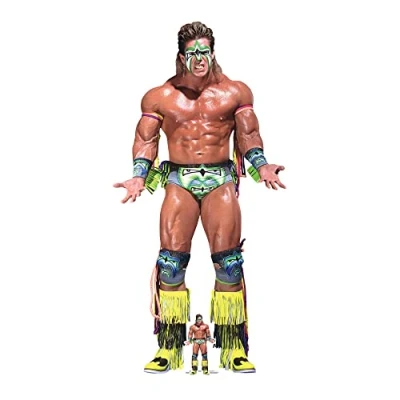 Image of Star Cutouts SC4190 The Ultimate Warrior Cardboard Cutout With Mini