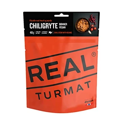 Image of Real Turmat DryTech Outdoor Meal Chili Stew with Beans Chiligryte