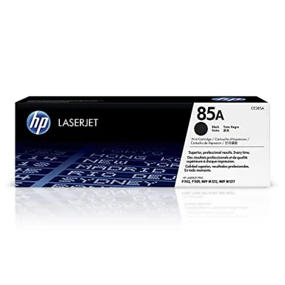 Image of HP CE285A 85A Original LaserJet Toner Cartridge, Black, Single Pack