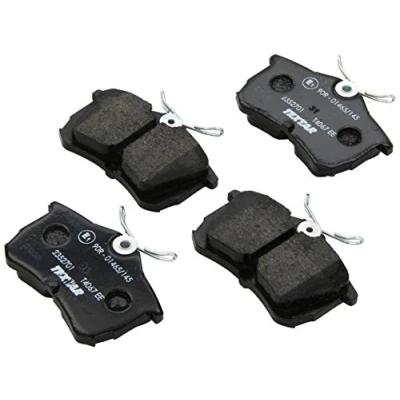 Image of 43022S1AE02, 43022S1AE03, 43022S1AE30, 43022S1AE50, 43022SEAE01 Brake pad set TEXTAR 2352701 with acoustic wear warning accessories