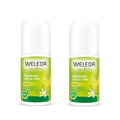 Image of Weleda Citrus Deodorant Roll on 24H 2 x 50ml
