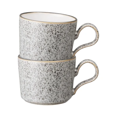Image of Denby Studio Grey Brew Tea/Coffee Cup Set Of 2