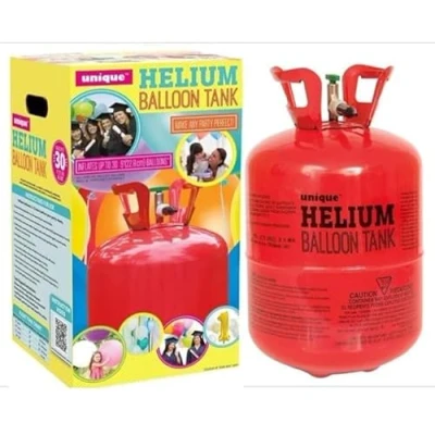 Image of Balloon Helium Gas Disposable Cylinder Canister Birthday Party Fills upto 30 Balloons