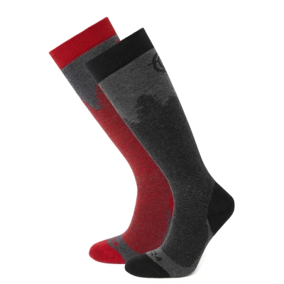 Image of TOG24 Aprica Mens Padded Ski Socks With Heavy Cushioning Around The Whole Sock. Cushioned Sock Featuring Non Slip Grip Cuffs, Re Inforced Toe &amp; Heel, Flat Seam and Elastic Arch Ankle Support