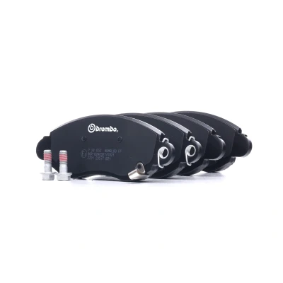Image of 1135167, 1318139, 1415166, 1465166, 1465167 brake pad set BREMBO P 24 052 with acoustic wear warning caliper screws without accessories