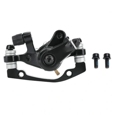 Image of VIFER Disc Brake Caliper, Aluminum Bicycle Mechanical Calipers Bike Front and Rear Line Pulling Caliper for MTB Road (Front (F160 R140)​​)