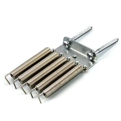 Image of VANSON High Quality 5 x Regular Strength Tremolo Springs, Claw, and Screw SET, for Fender Stratocaster, Floyd Rose etc. (5 Regular)