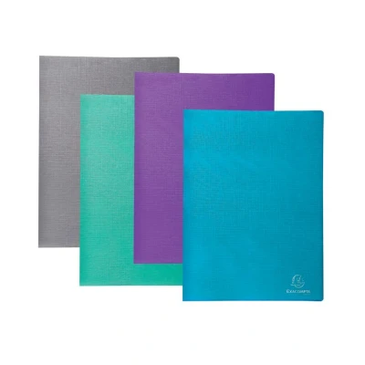 Image of Exacompta Teksto Display Book 20 Pocket A4 Assorted (Pack 20) 88620E