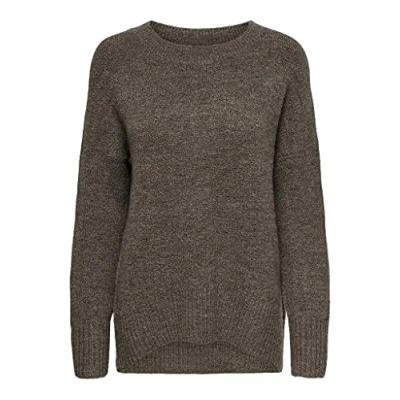 Image of Only Women&#039;s ONLNANJING L/S Pullover KNT NOOS Sweater, Major Brown, L
