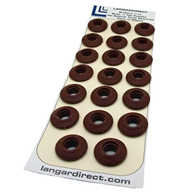 Image of Langard 12mm Brown snap &#039;n&#039; Tap Eyelets Pack of 20pcs