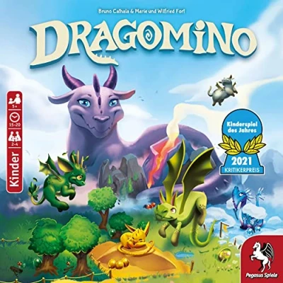 Image of Pegasus Spiele 57111G 0061129596 Dragomino, Children&#039;s Game of The Year 2021, Single, Multicoloured