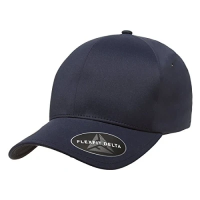 Image of Flexfit Men&#039;s Delta Seamless Cap Baseball, Dark Navy, S M