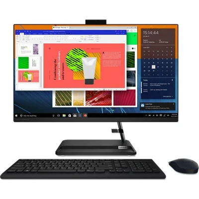 Image of LENOVO IdeaCentre AIO 3 27&quot; All in One PC Ryzen™ 7, 1 TB SSD, Black, Black