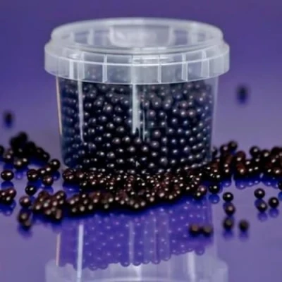 Image of Purple Cupcakes Edible Balls Blackberry 4mm (100g)