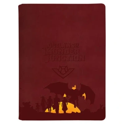 Image of Ultra PRO Outlaws of Thunder Junction 9 Pocket Premium Zippered Binder Ft. Set Symbol and Gang Silhouette for Magic: The Gathering