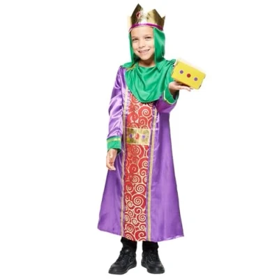 Image of amscan Childs Wise Man King Fancy Dress Christmas Nativity Costume (Age 11 12 Years)