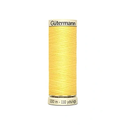 Image of Gutermann Sew All Polyester Thread, 100Mtr, Primrose/baby Yellow (0852)