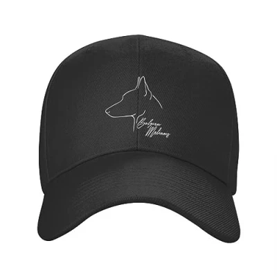Image of ORHFHVW Baseball Cap Fashion Unisex Belgian Malinois Dog Adult Adjustable Dad Hat for Men Women Hip Hop Snapback Capsbirthday Gift