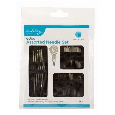 Image of 60pc Assorted Sewing Needles Set By Ashley