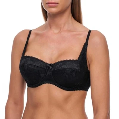 Image of frugue Push Up Balcony Sexy Lace Lift Bra Black 36 D