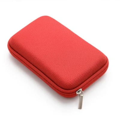 Image of Protective Carrying Case for 2.5&quot; Portable External Hard Disk Drive / SSD Western Digital/WD/Seagate/Sandisk/Toshiba/Samsung/LaCie Space Memory Cards and USB cable Detachable Hand Strap