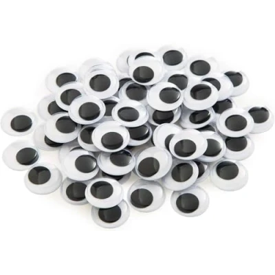 Image of 10mm Google Eyes 144 Wibbly Wobbly for Kids Crafts