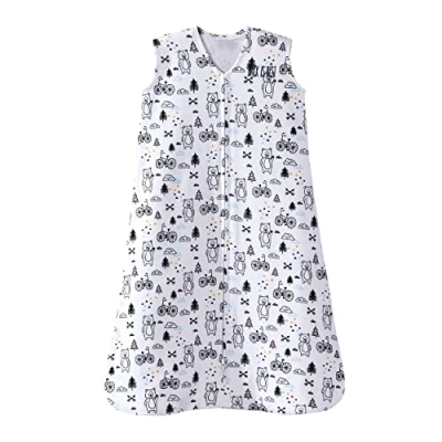 Image of HALO SleepSack, 100% Cotton Wearable Blanket, Swaddle Transition Sleeping Bag, TOG 0.5, Huggy Bears, Small, 0 6 Months