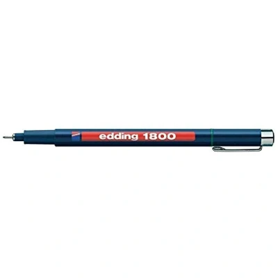 Image of EDDING 1800 PROFIPEN PIGMENT LINER FINELINER DRAWING PEN (3 PACK) 0.1mm BLACK