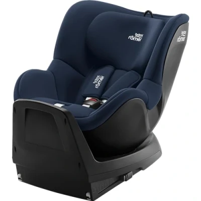 Image of Britax Römer Convertible car seat DUALFIX Plus, Including Newborn Insert and ISOFIX, for Children from 40 105 cm (i Size), Birth 4 Years, Night Blue
