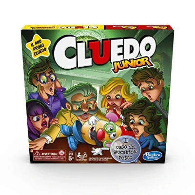 Image of Cluedo Junior, The Broken Toy Case (Box Game, Hasbro Gaming, Italian Version)