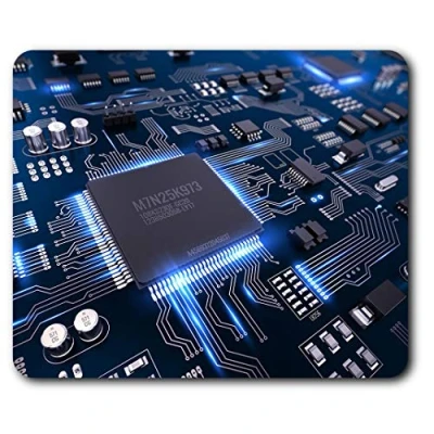 Image of Destination Vinyl ltd Electronic Circuit Board Gaming Mouse Mat Pad Computer PC Laptop Office Home Desk Accessory Gadget 21686