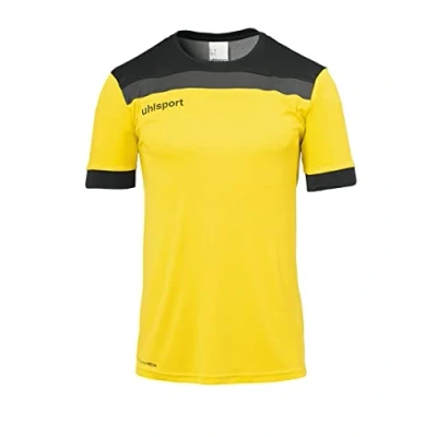Image of uhlsport Offense 23 Jersey Men&#039;s Lime Yellow/Black/Anthracite, XX Large