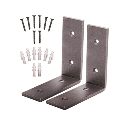 Image of Rustic Shelf Brackets for Scaffold Boards Heavy Duty Pair (100 x 100mm)