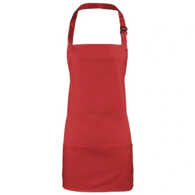 Image of Premier Colours 2 in 1 Apron / Workwear (One Size) (Red)